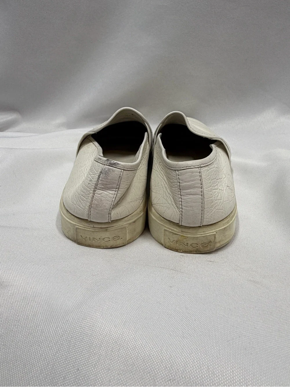 Vince | Genuine Leather Blair Sneakers Slip On White Upper Women's Size 9M